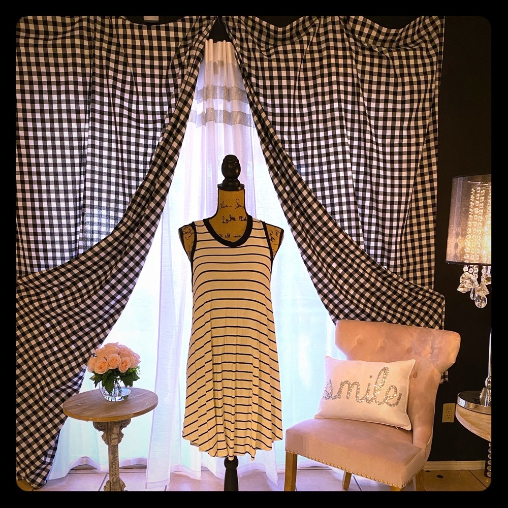 Woman’s sleeveless sundress tank